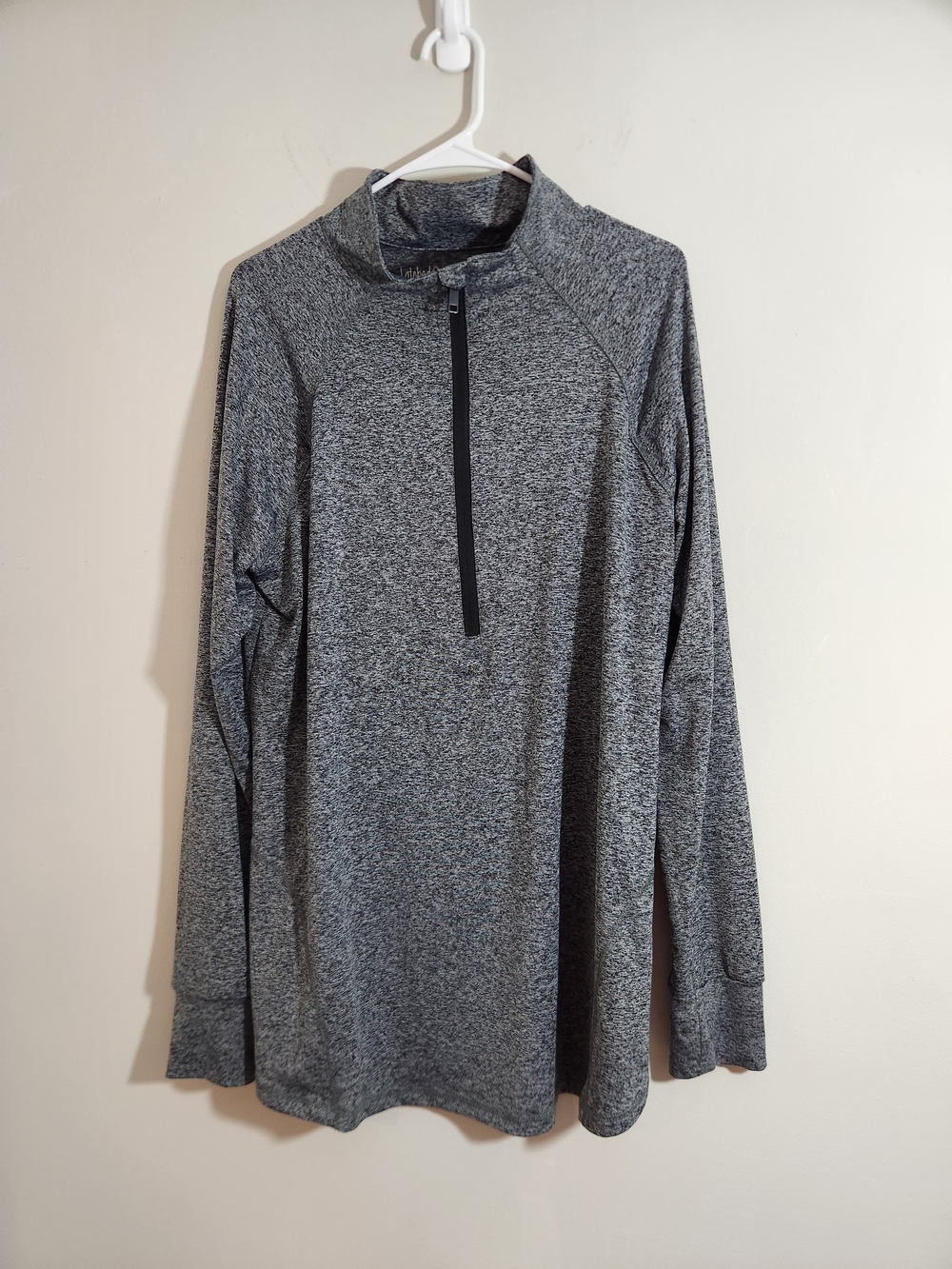 Latched Mama Breastfeeding Nursing Heather Gray Athletic Pullover Sweatshirt